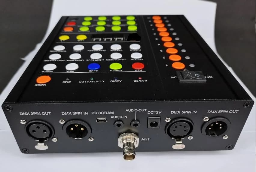DMX433 kümne tsooniga kontroller